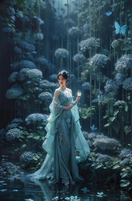 01054-3939516638-painting_ moonlight, woman wearing elegant kimono and walking with a lantern, in the style of peter mohrbacher, guo pei, intrica.png